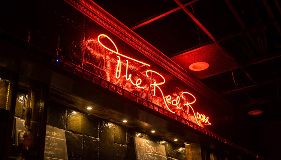 the red room sign
