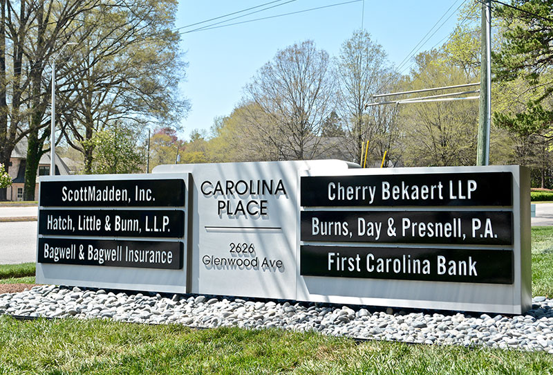 business park sign created by Capital Sign solutions.